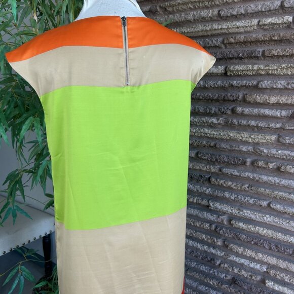 Seamline Cynthia Steffe Colorblock Sheath Dress Size 4 - Picture 5 of 8